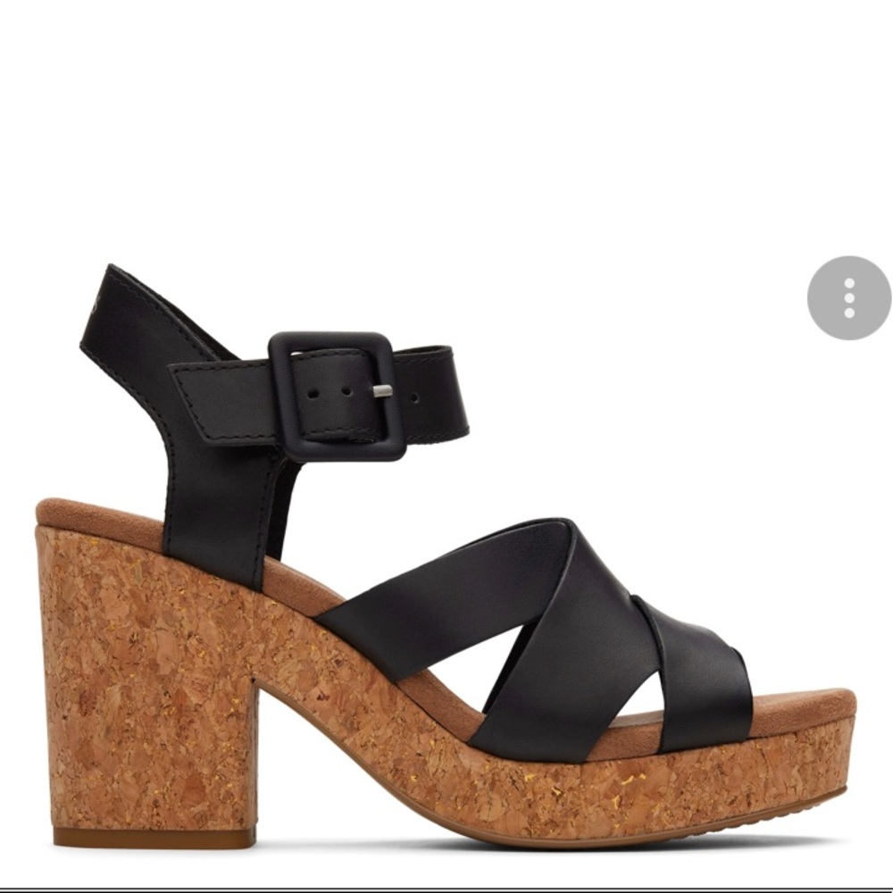Toms Ava heeled sandals size 10